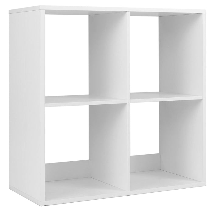 4-Cube Bookcase Home 2-tier Bookshelf with Anti-toppling Kit-