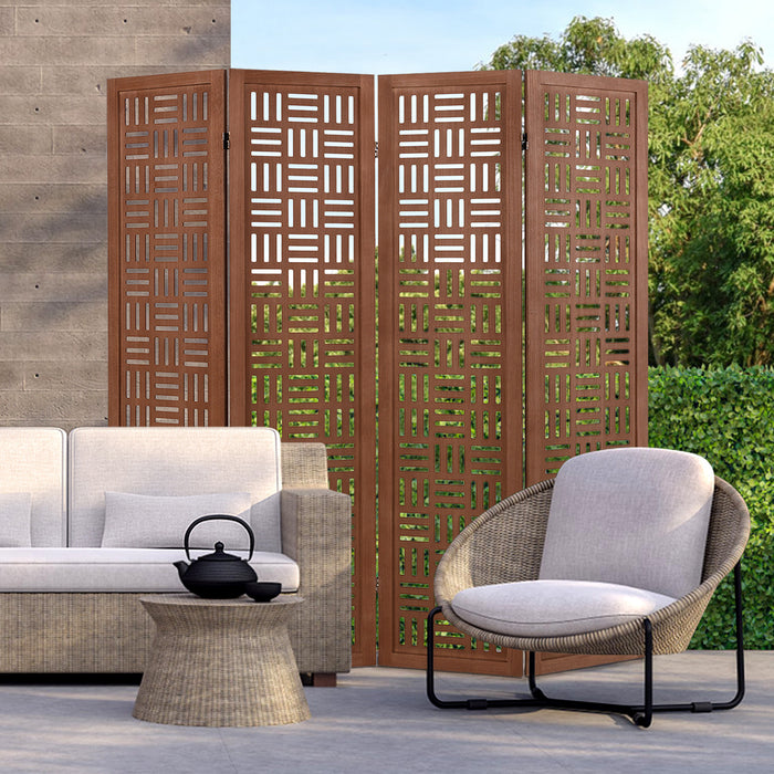 4/6  Room Divider with Double Action Metal Hinges-4-