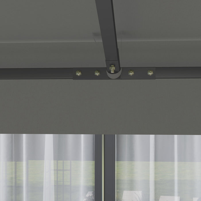 Outsunny 3 x 3(m) Gazebo Frame Replacement - Grey