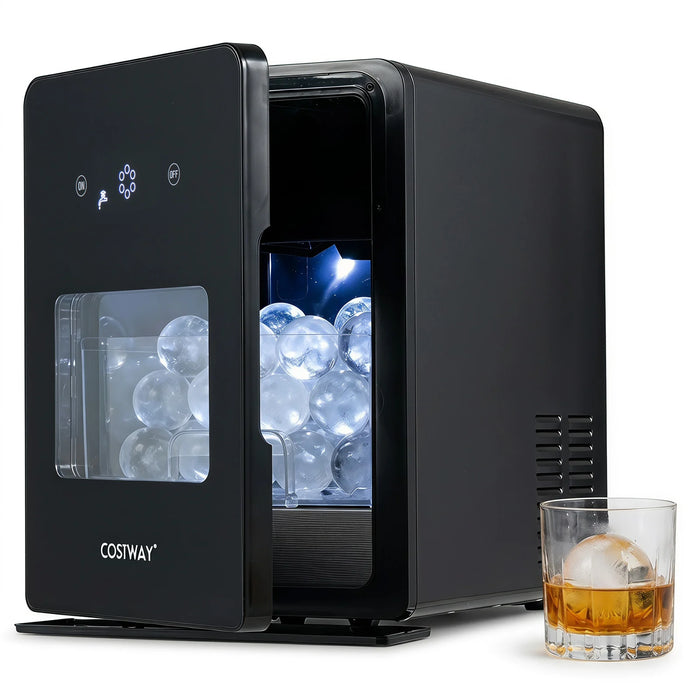 5 cm Ice Ball Maker with Self-Cleaning for Whiskey Cocktail Home Bar-