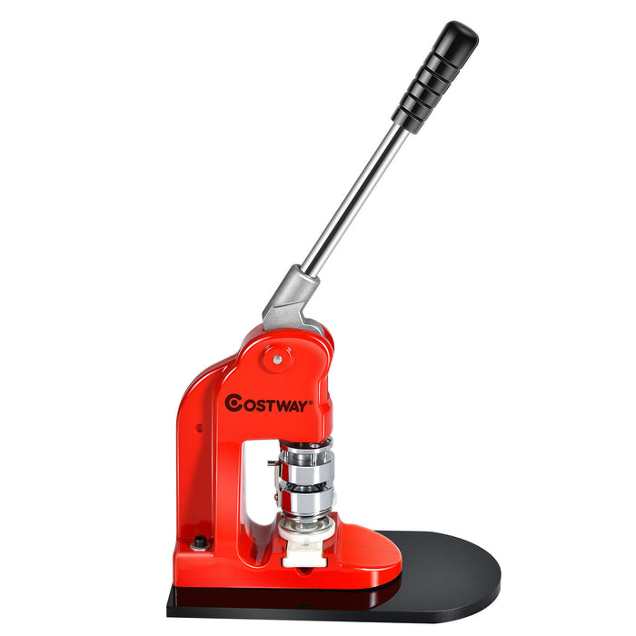 Button Maker 25mm with 1000 Kits - Badge and Pin Crafting Machine with Cutter - Ideal for DIY Enthusiasts and Crafts Projects