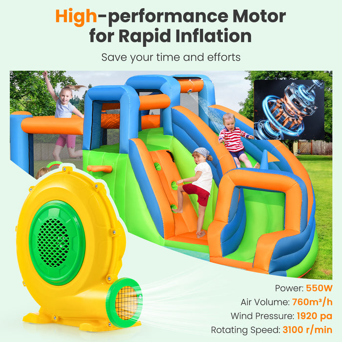 Inflatable Blower, 680W/950W Model - High-Power Air Pump for Bounce Houses - Ideal Solution for Quickly Inflating Outdoor Play Equipment