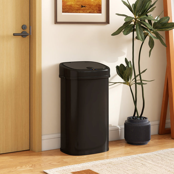 58L Trash Can with Dual-Zone Design Automatic Touchless Waste Bin-