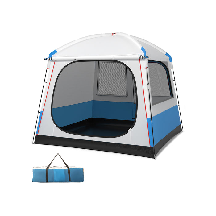 5-Person Camping Tent - With Mesh Door Windows and Carrying Bag - Ideal for Outdoor Family Adventures