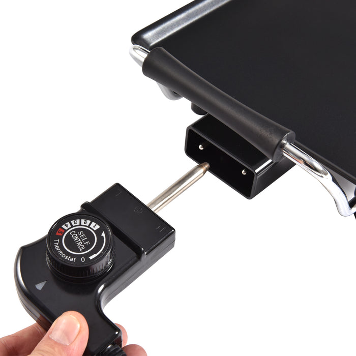 XL - 70x23cm Electric Teppanyaki Table Griddle - Ideal for Indoor Cooking and Grilling