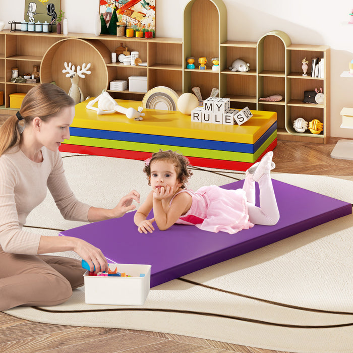 5 Pieces Kids Rest Mats Sponge Children Floor Mats 5cm Thick -