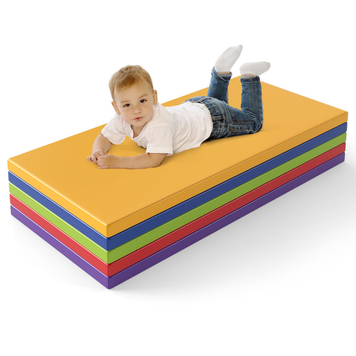 5 Pieces Kids Rest Mats Sponge Children Floor Mats 5cm Thick -