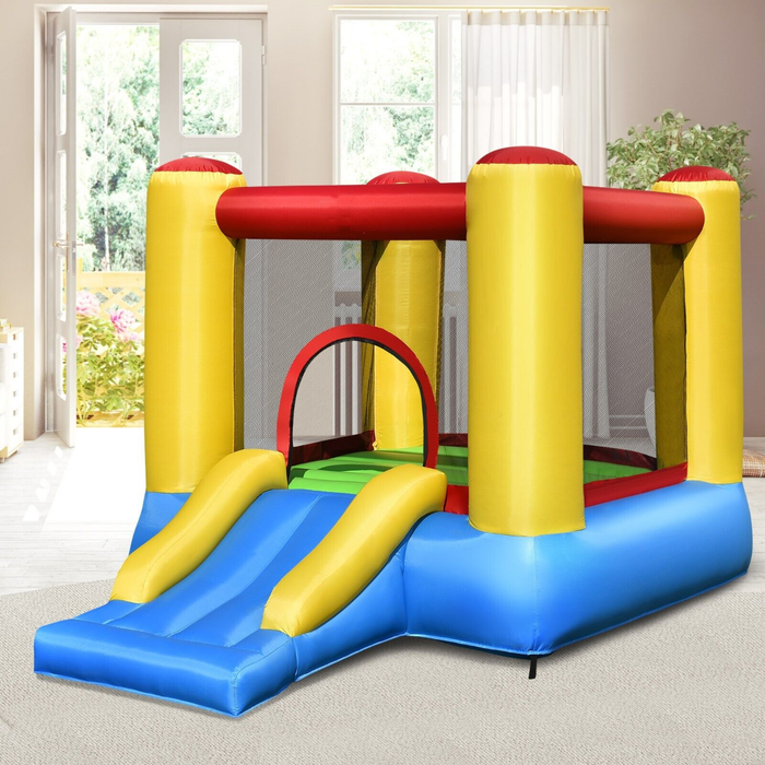 Kids Inflatable Bounce House with Slide and 450W Air Blower
