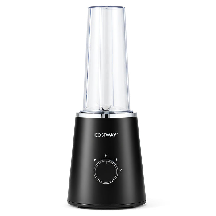 600 ml Mini Personal Blender with 4 Stainless Blades & 3 Speeds for Smoothies Shakes-