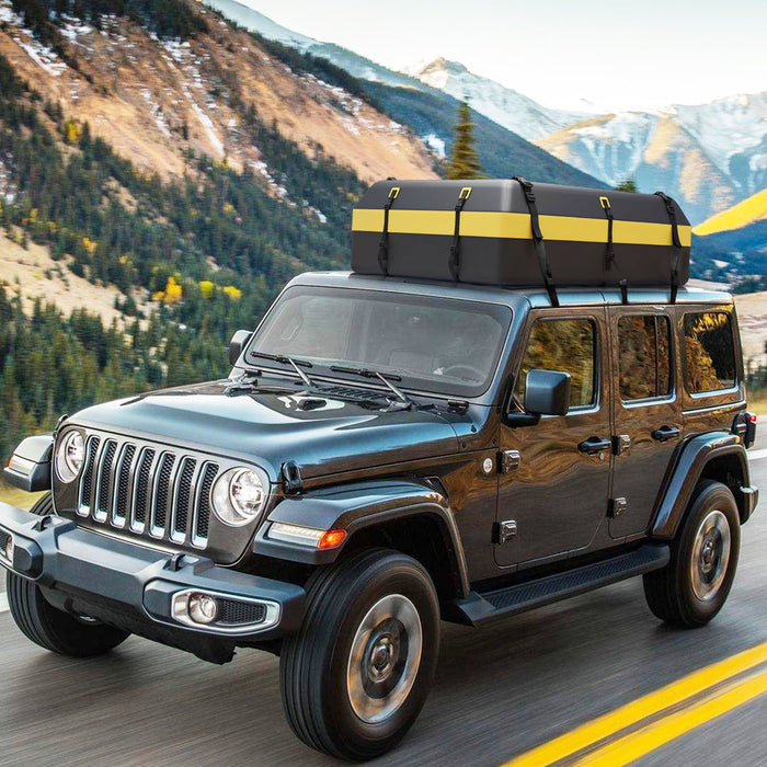 600L Waterproof Rooftop Cargo Carrier Bag Luggage Lock-