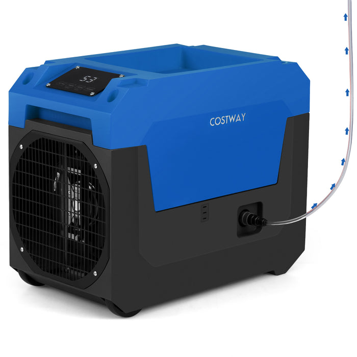 60L/Day Commercial Dehumidifier with Pump Portable Industrial Dehumidifier-