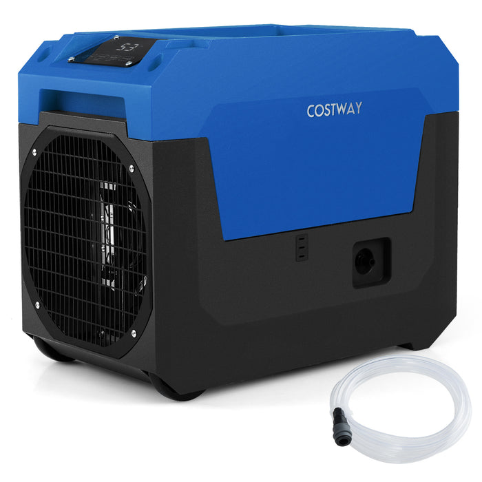 60L/Day Commercial Dehumidifier with Pump Portable Industrial Dehumidifier-