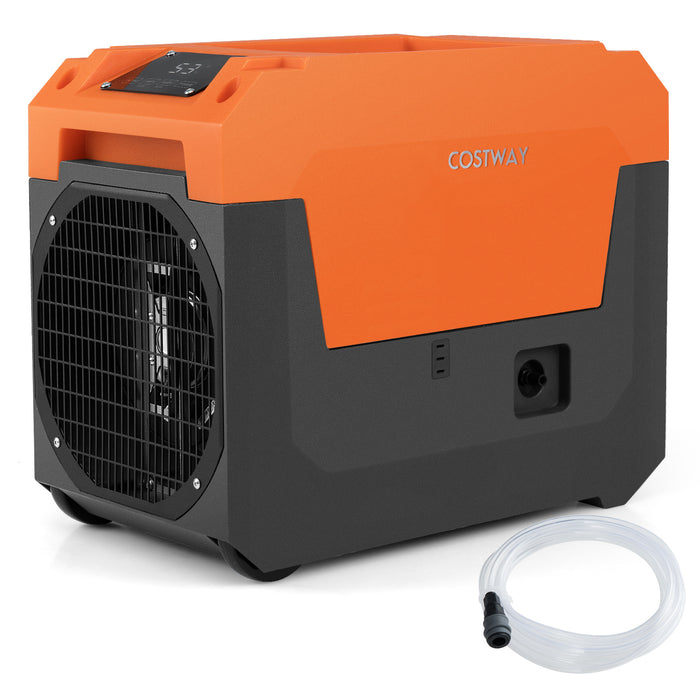 60L/Day Commercial Dehumidifier with Pump Portable Industrial Dehumidifier-
