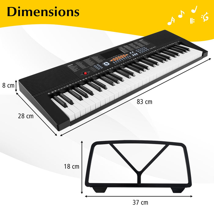 61-Key Electronic Keyboard Piano Portable Digital Piano with 300 Rhythms
