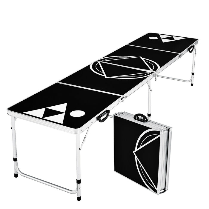 8ft Folding Beer-Pong Party Table