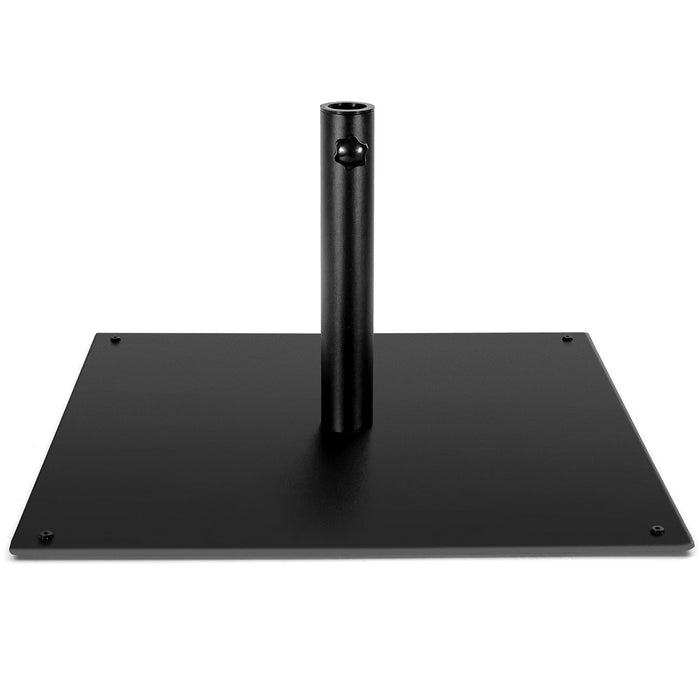 63 CM Patio Umbrella Base with 4 Adjustable Footpads for Patio Poolside-