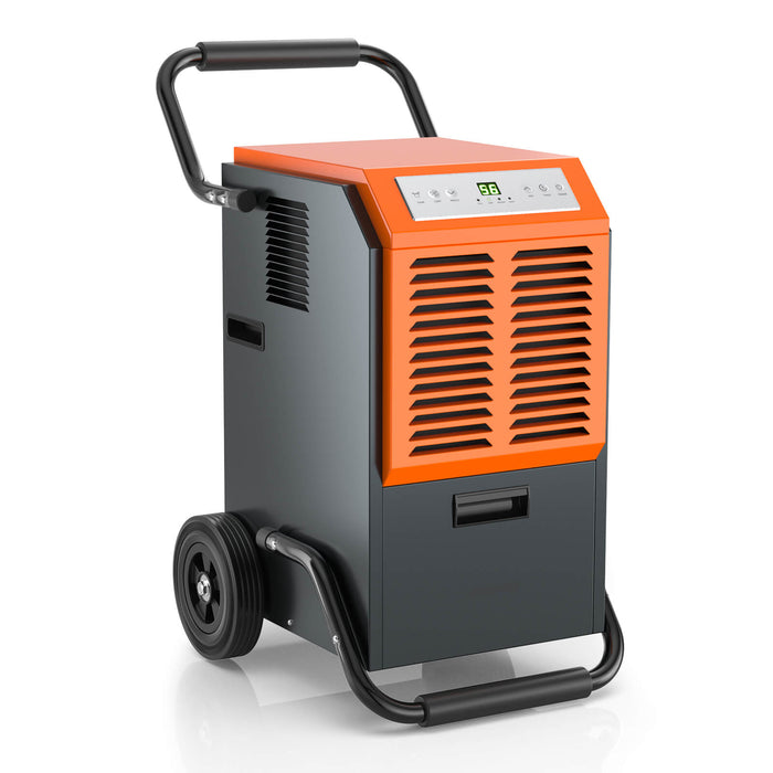 Commercial Dehumidifier 63L - With 24H Timer and Auto Defrost Feature - Ideal for Large Spaces Needing Moisture Control