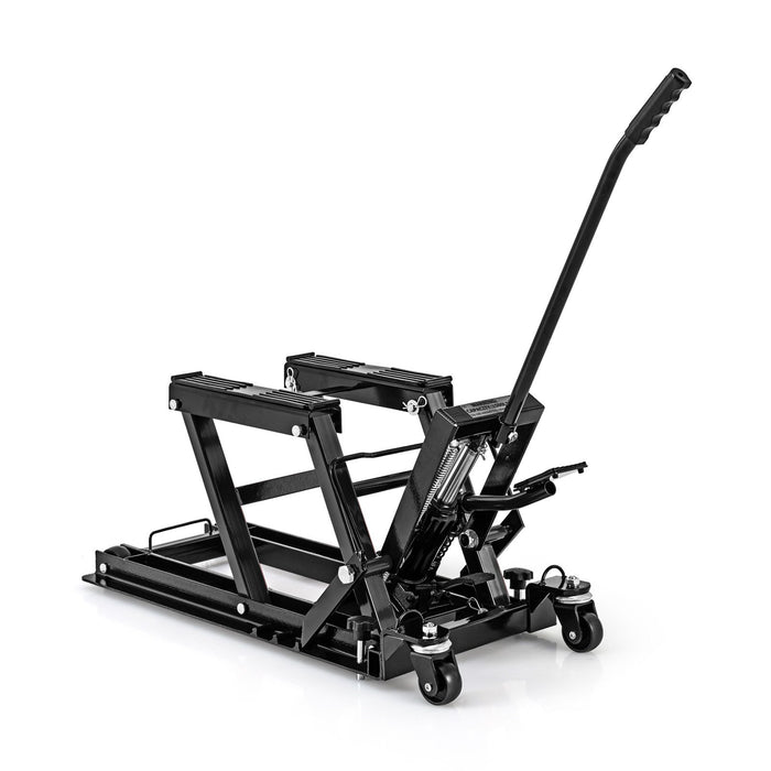 680 kg Motorcycle Hydraulic Lift with 3-Level Height Adjustable Platform-