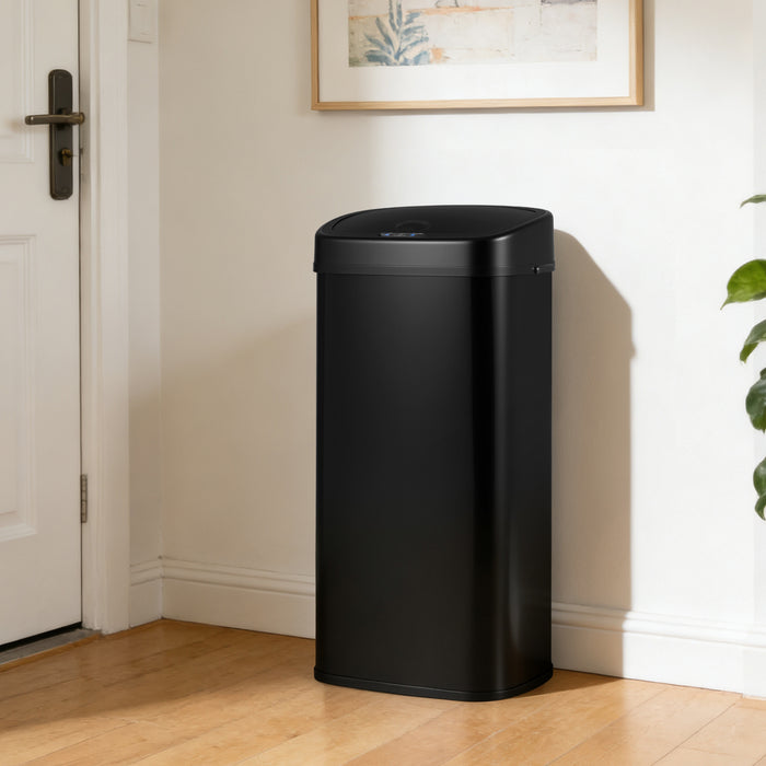 68L Trash Can with Dual-Zone Design Automatic Touchless Garbage Can-
