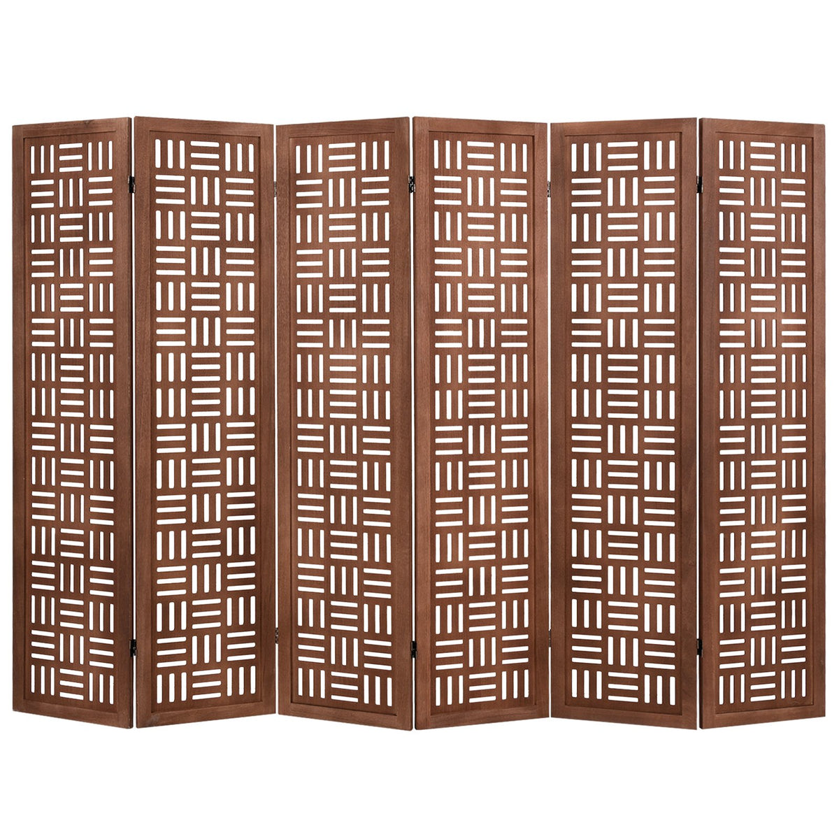 4/6 Room Divider with Double Action Metal Hinges-6- — Shopsta UK