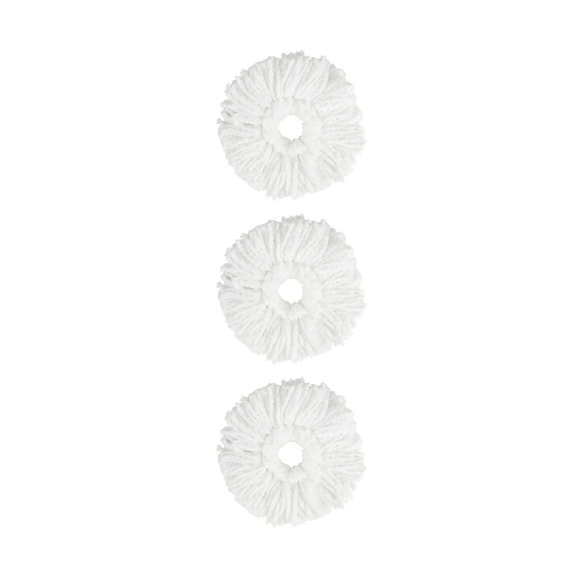 6 Packs Reusable Round/Rectangular Mop Pads Compatible with Sweeper Mops (Not Included)-