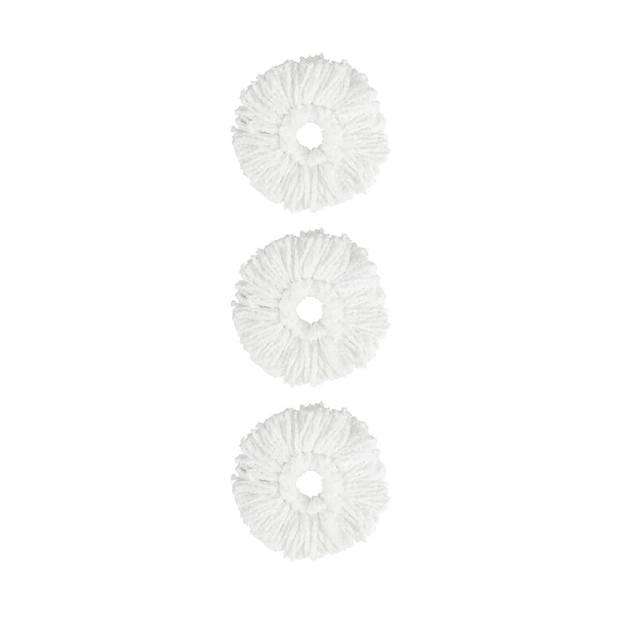 6 Packs Reusable Round/Rectangular Mop Pads Compatible with Sweeper Mops (Not Included)-