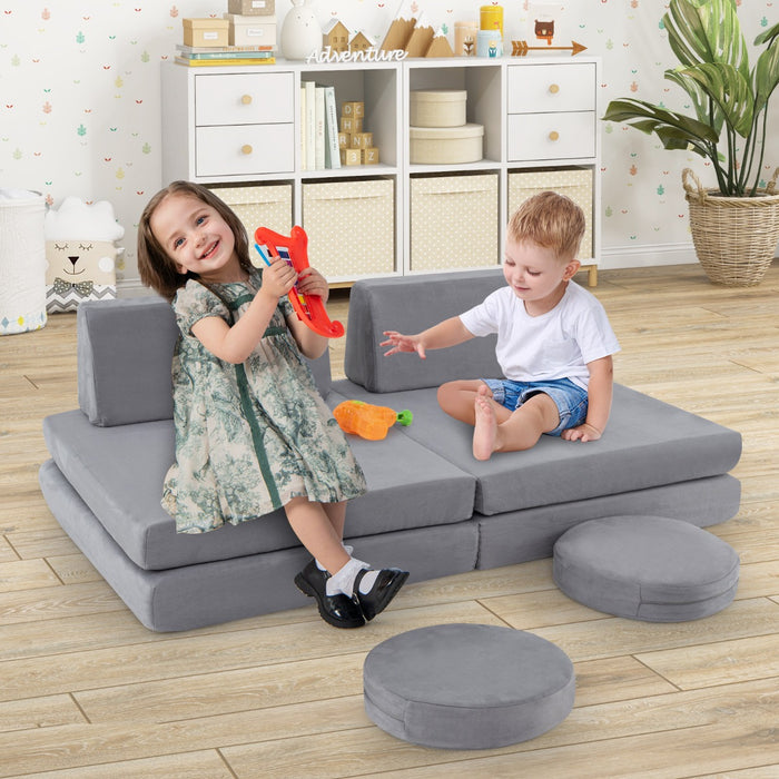 Toddler Creative Imaginative Furniture Play Set for Playroom Bedroom Living Room-