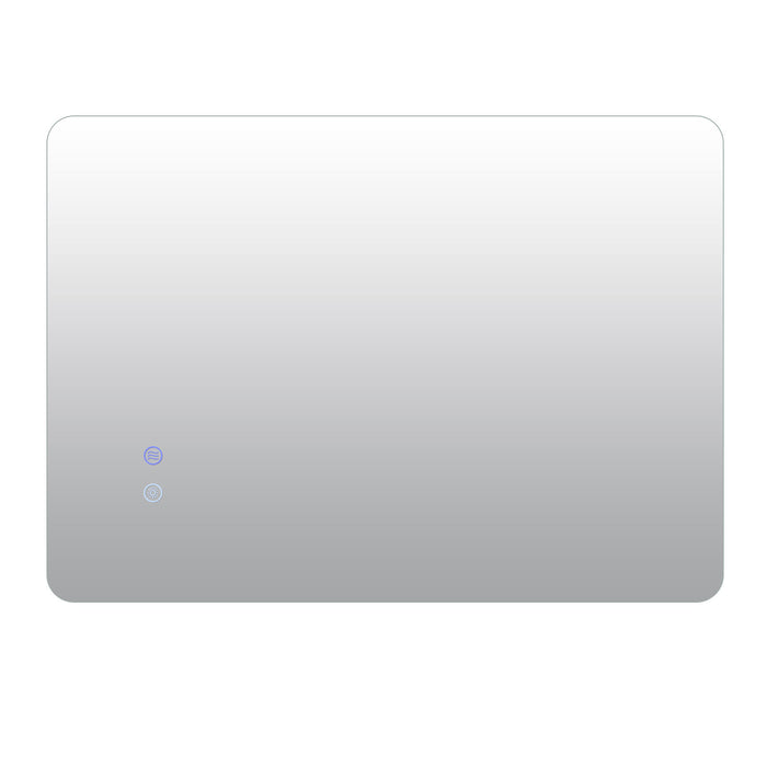 80 cm x 60 cm Rectangle LED Lighted Mirror Wall Mounted Mirror