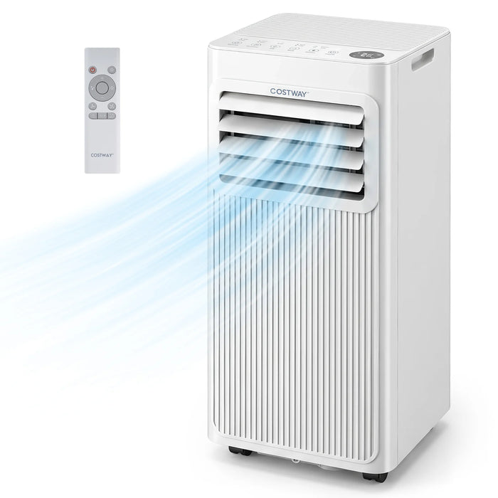 7000 BTU Portable Air Conditioner with Sleep Mode and 24H Timer-