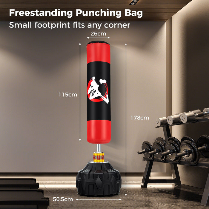 70 Inches Freestanding Punching Bag with Fillable Base