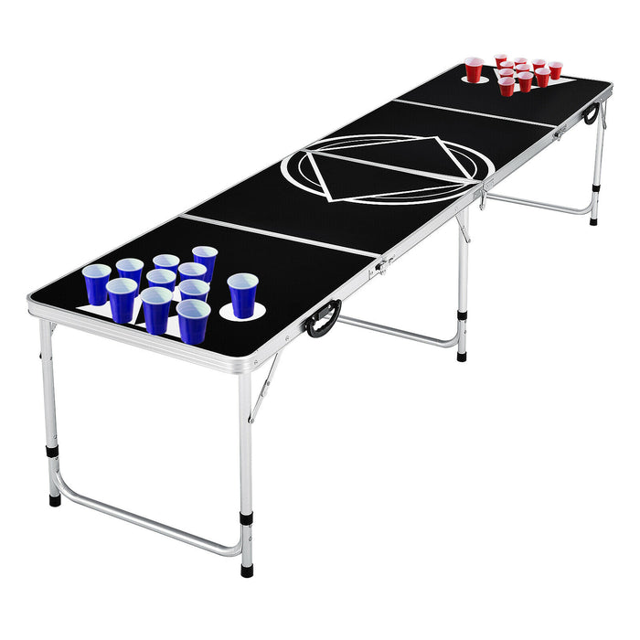 8ft Folding Beer-Pong Party Table
