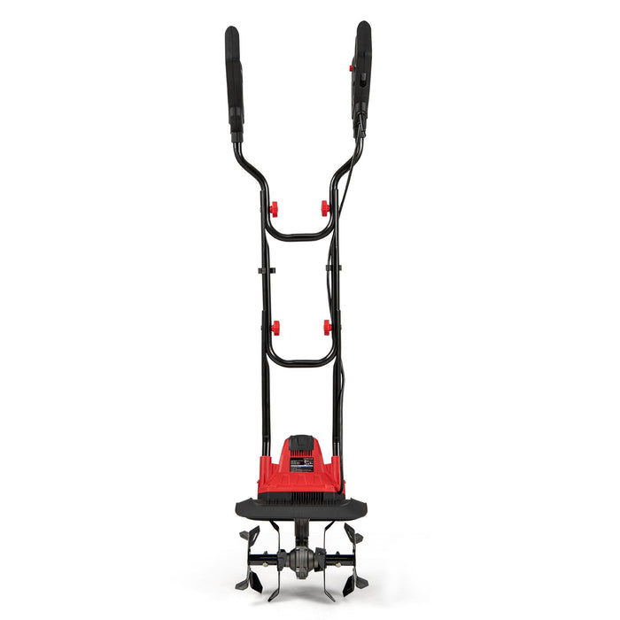 750W Powerful Foldable Garden Rototiller for Lawn Soil Digging-