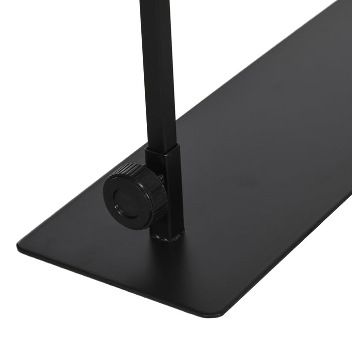 Adjustable 86-129cm Reptile Lamp Stand with Hook - Sturdy Base, Height & Length Customization - Ideal for Terrarium Heating & Lighting Solutions