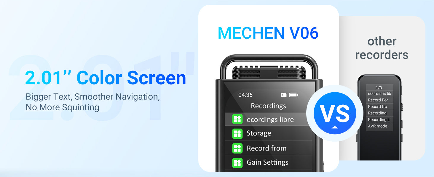 144GB Digital Voice Recorder — Voice-Activated for Lectures, Meetings & Interviews