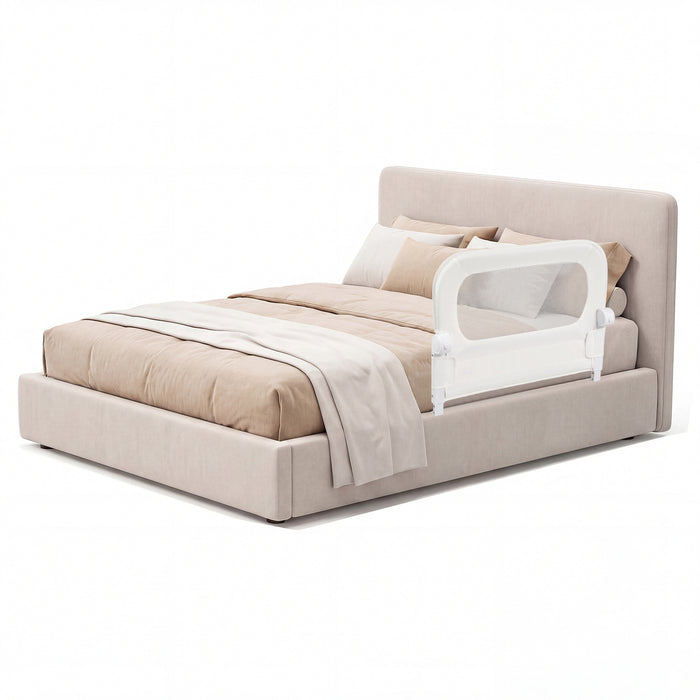 80 cm Long Adjustable Baby Bed Rail Guard with Extra Buckle-