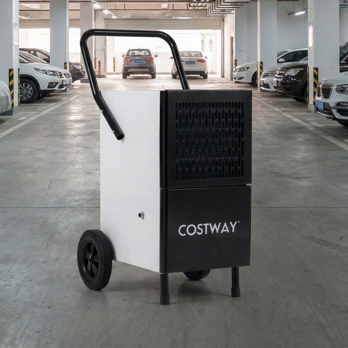 80L/Day Commercial Dehumidifier with Built-in Water Pump-