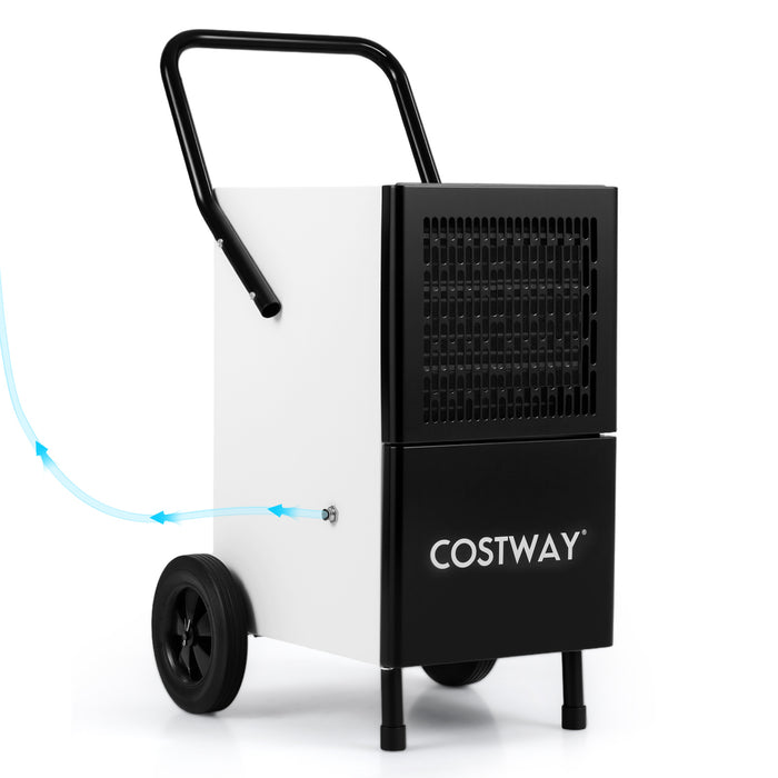 80L/Day Commercial Dehumidifier with Built-in Water Pump-
