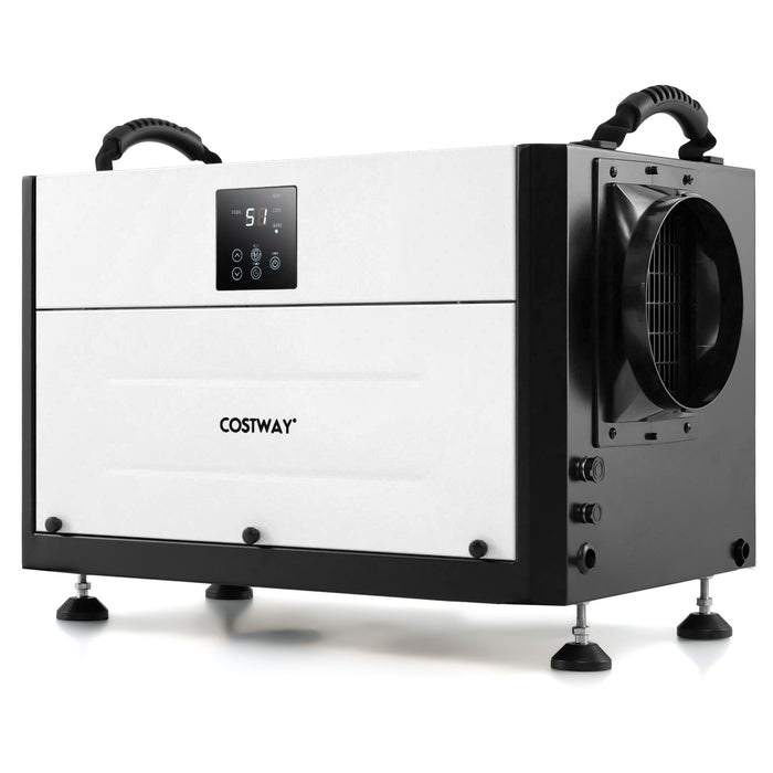 80L/Day Crawl Space Dehumidifier Commercial Dehumidifier with 3 Modes-