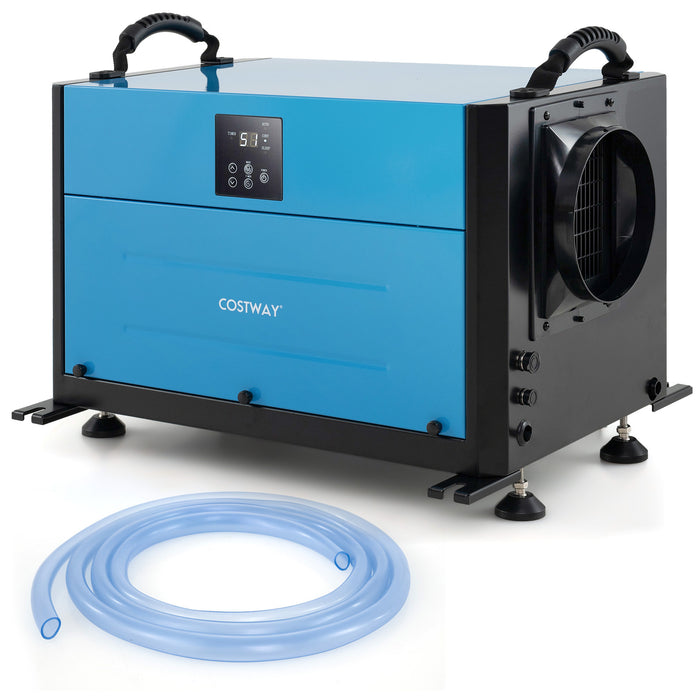 80L/Day Crawl Space Dehumidifier Commercial Dehumidifier with 3 Modes-