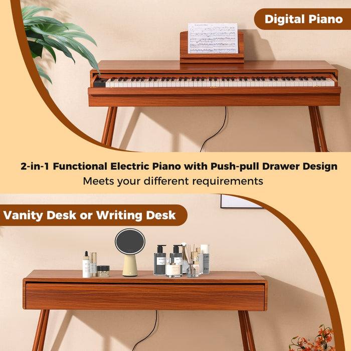 88-Key Graded Hammer Action Weighted Keyboard Full-size Electric Piano-
