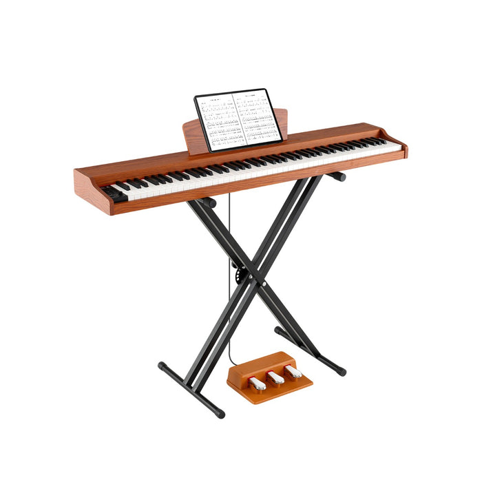 88-Key Keyboard Piano Set Full Size Semi-weighted Digital Piano-