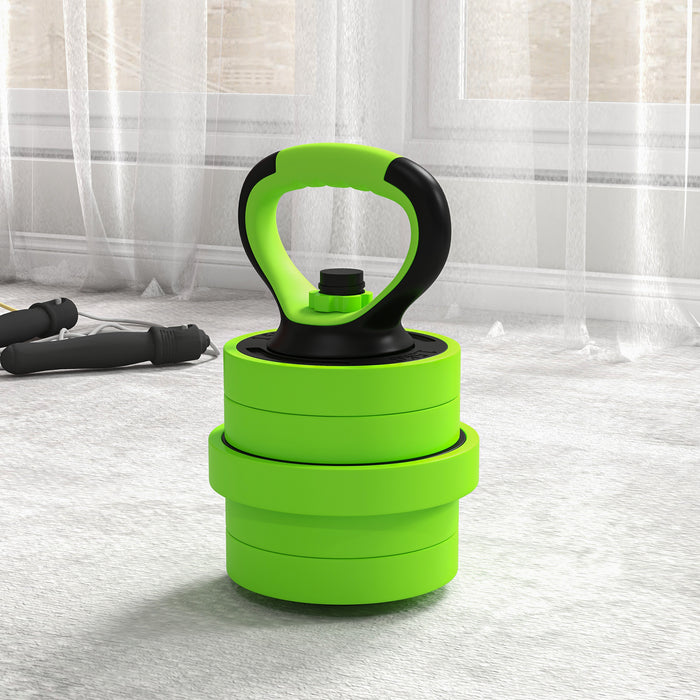 30kg 4-in-1 Adjustable Fitness Equipment Set - Dumbbells, Barbell, Kettlebell, Push-Up Stand - Versatile Home Gym for Strength Training