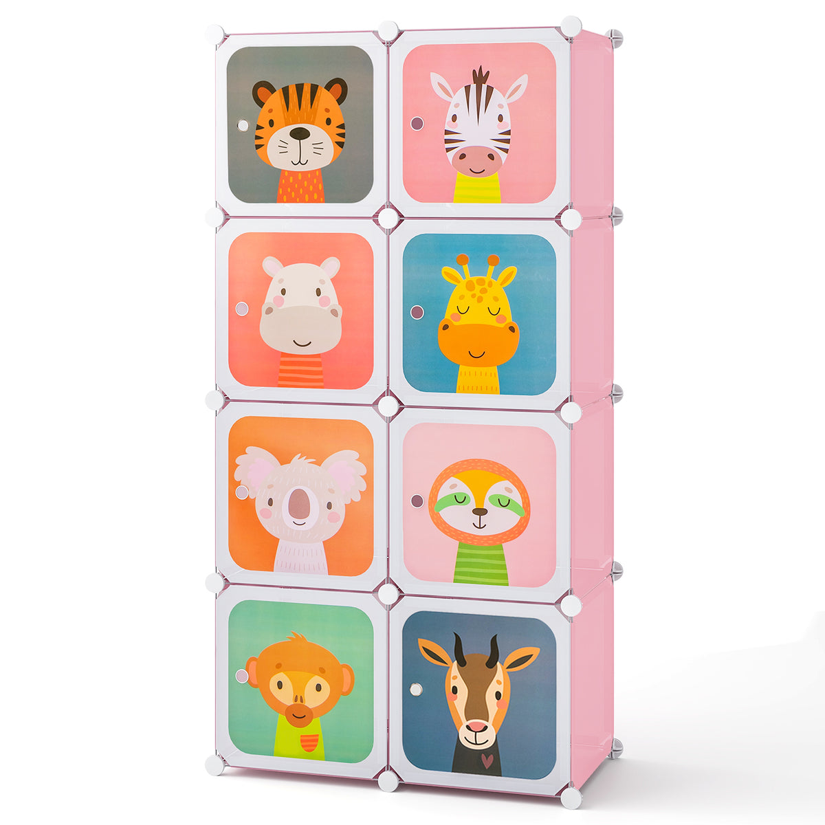 Kids Wardrobe With Hanging And Stacking Shelves Blue main image 0