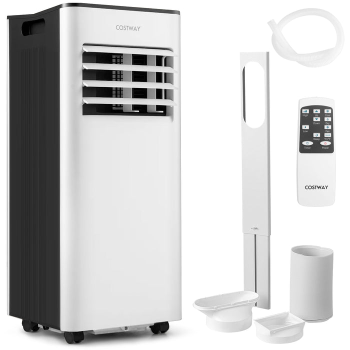 9000 BTU Portable AC 4-In-1 Air Conditioner with Dry and Fan Mode-