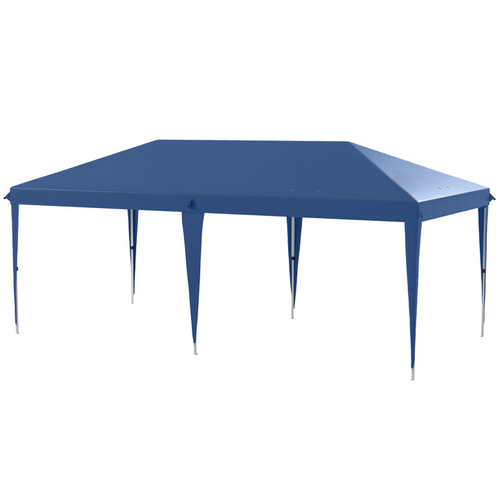 Large 6x3m Outdoor Gazebo - Waterproof Canopy Marquee for Garden Parties - Perfect Shelter for Events and Gatherings