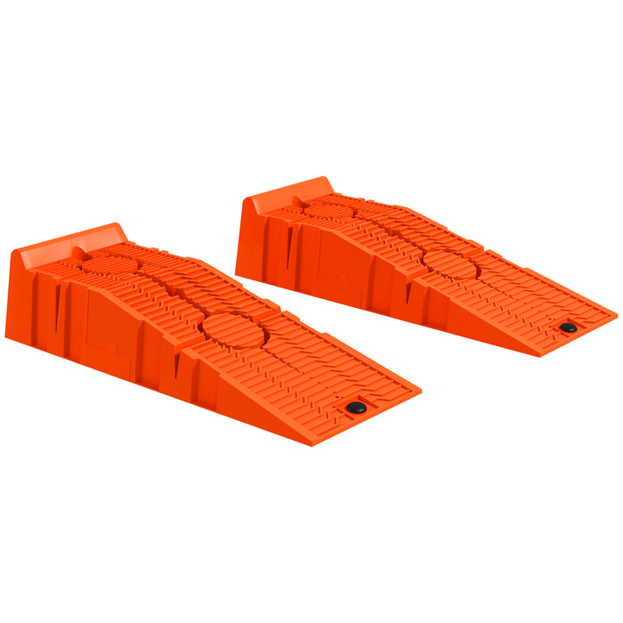 Heavy Duty 5 Ton Plastic Car Service Ramps - Garage and Workshop Lifting Aid, Portable Automotive Ramps - Ideal for Vehicle Maintenance and Repairs