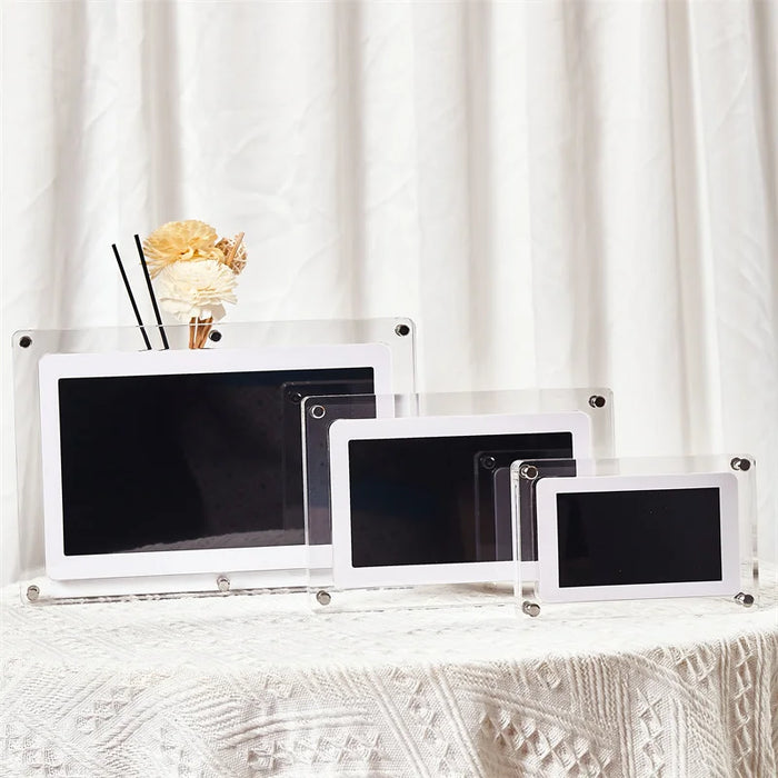 5-inch Acrylic Digital Photo Frame with Removable Stand — 8GB, Video & Music Playback