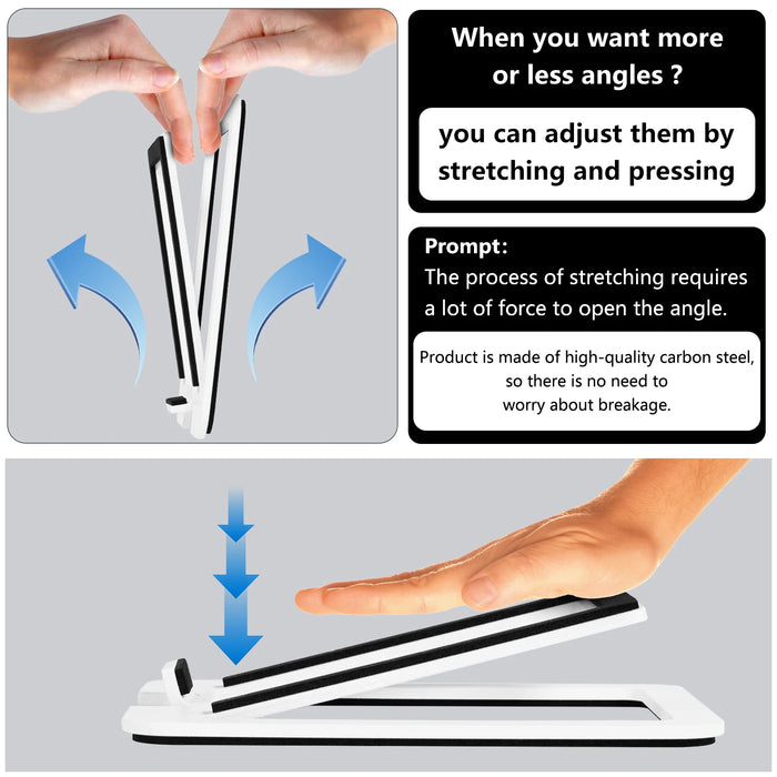 Desktop Speaker Stand — Carbon Steel Shock-Absorbing Base for Improved Sound