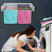 100cm Wall-Mounted Folding Airer — Extendable Towel & Clothes Drying Rack