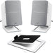 Desktop Speaker Stand (Single) — Carbon Steel Base for Laptop & Desktop Speakers, Shock-Absorbing